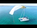 The CRAZIEST Fun Ever On Our Catamaran! // SPINNAKER FLYING!