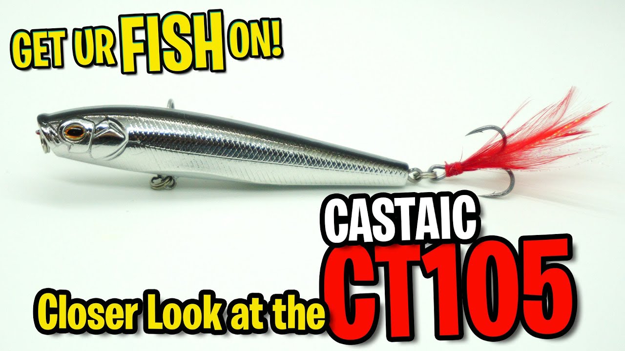 Castaic CT105 Topwater Bass Fishing Walk The Dog Lure