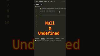 The Difference Between Null and Undefined in Javascript #webdevwithrajeev  #javascript