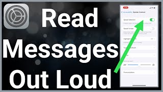 How To Set Up iPhone To Read Text Messages Out Loud screenshot 5