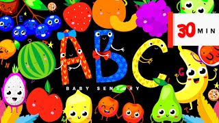 Preschool Fun Letters Fruit Party Alphabet Learning: Baby Sensory Learning ABC For Toddlers Slow