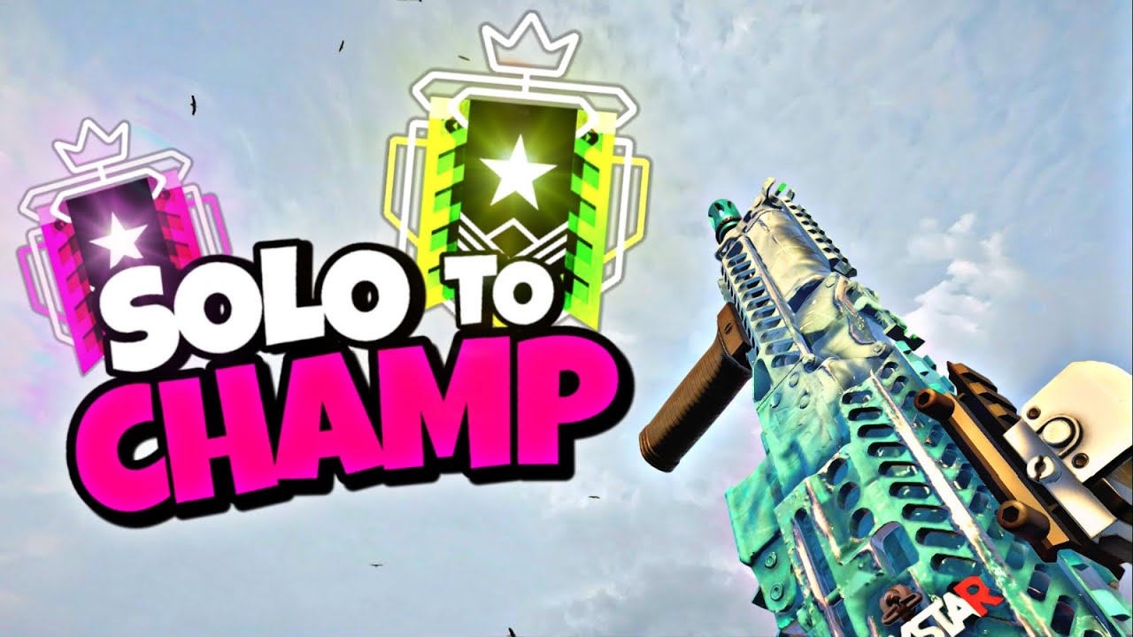 How to SOLO QUEUE to Champion - Console Rainbow Six Siege - YouTube