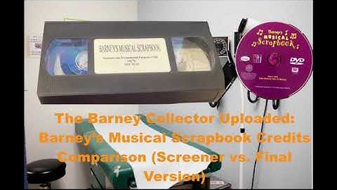 Musical Scrapbook Credits Comparison (Screener vs. Final Version) For 2 Versions