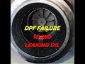 Holden Captiva - DPF failure due to turbo leaking oil