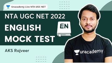English Mock Test | NTA UGC NET 2022 | Ankit Kumar Sahu Rajveer