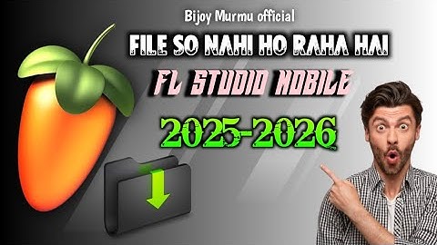 Fl studio mobile File Not So Problem//100% Problem Solve