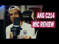 AKG C214 XLR Condenser Microphone Test/Review (Rap & Sing)