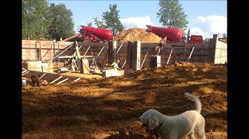 Building a log home Part 3 -  Footing and foundation