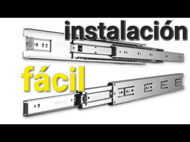 COMO COLOCAR O INSTALAR CORREDERAS TELESCOPICAS Facil Y Tips - Luis Lovon 