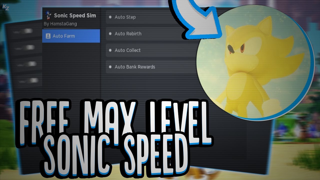 🔥 (NOVO) Script Sonic Speed Simulator - All Level Max, Auto Farm Coins e  outros!! (Mobile & PC) 2022 