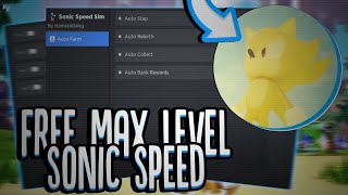 Sonic Speed Simulator script - (AutoStep, AutoRebirth, AutoCollect) -  Roblox-Scripter