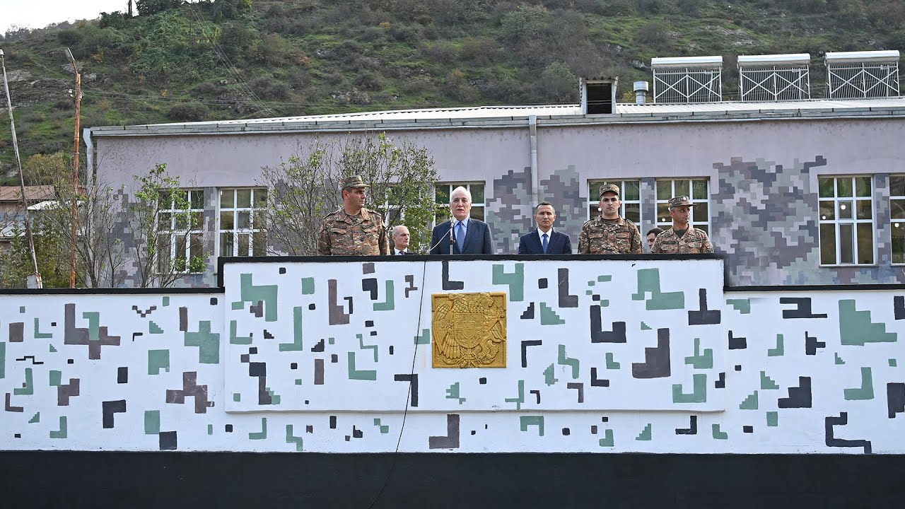 Նախագահ Վահագն Խաչատուրյանն այցելել է զորամաս