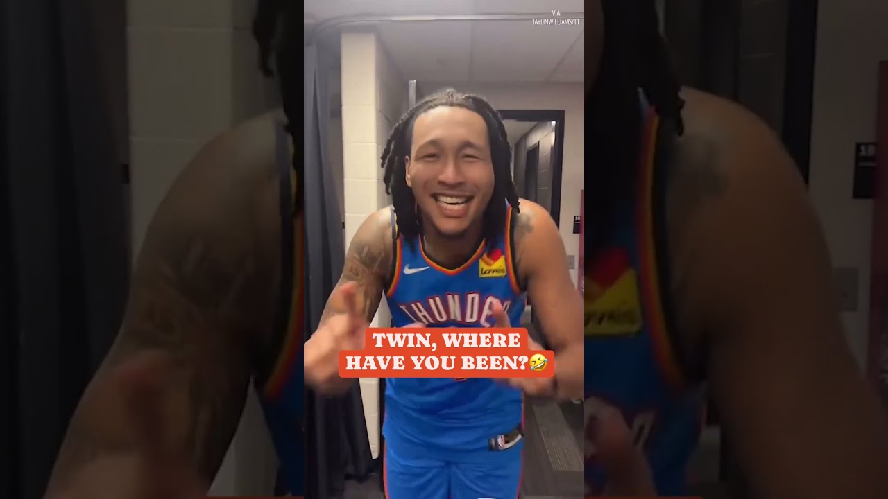 OKC Thunder S Jaylin Williams And Jalen Had To Get In On The Trend 