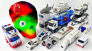 Lắp Ráp Đồ Chơi Ôtô Cảnh Sát Biến Hình - Đại Chiến Robot BUMBLEBEE & Quái Thú Giải Cứu Lego