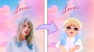 RE-CREATING TAYLOR SWIFT'S ALBUM COVERS AS OUTFITS IN ROYALE HIGH! | Roblox