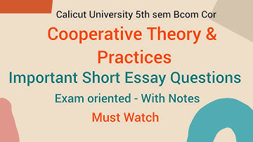 5th sem Corporative Theory & Practices Short Essay Questions