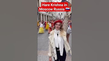Hare Krishna in Moscow Russia 🇷🇺 #russianhindu #iskcon #hinduism #hinduism #moscow #viral #shorts