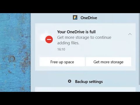 how to fix OneDrive is full