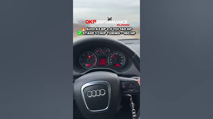 Audi A3 8P 2.0 TDI 140 HP Stage 1 Chip Tuning 🔥