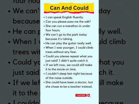 Sentences With Can