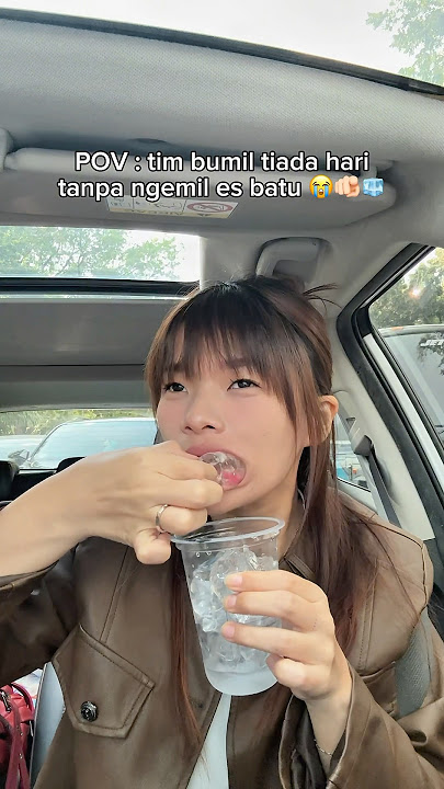 HAMIL DOYAN ES BATU? AKU GA SENDIRIAN KAN?😭