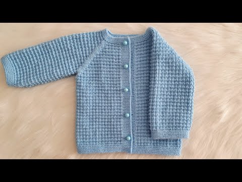 ✅ Çocuk Hırka Baştan Sona Detaylı Anlatım ✅ Fare Dişi Örgü Ceket  / Bebek Ceket Modeli /baby coat