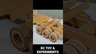 How To Make RC Tata 16 Wheeler Truck From Cardboard