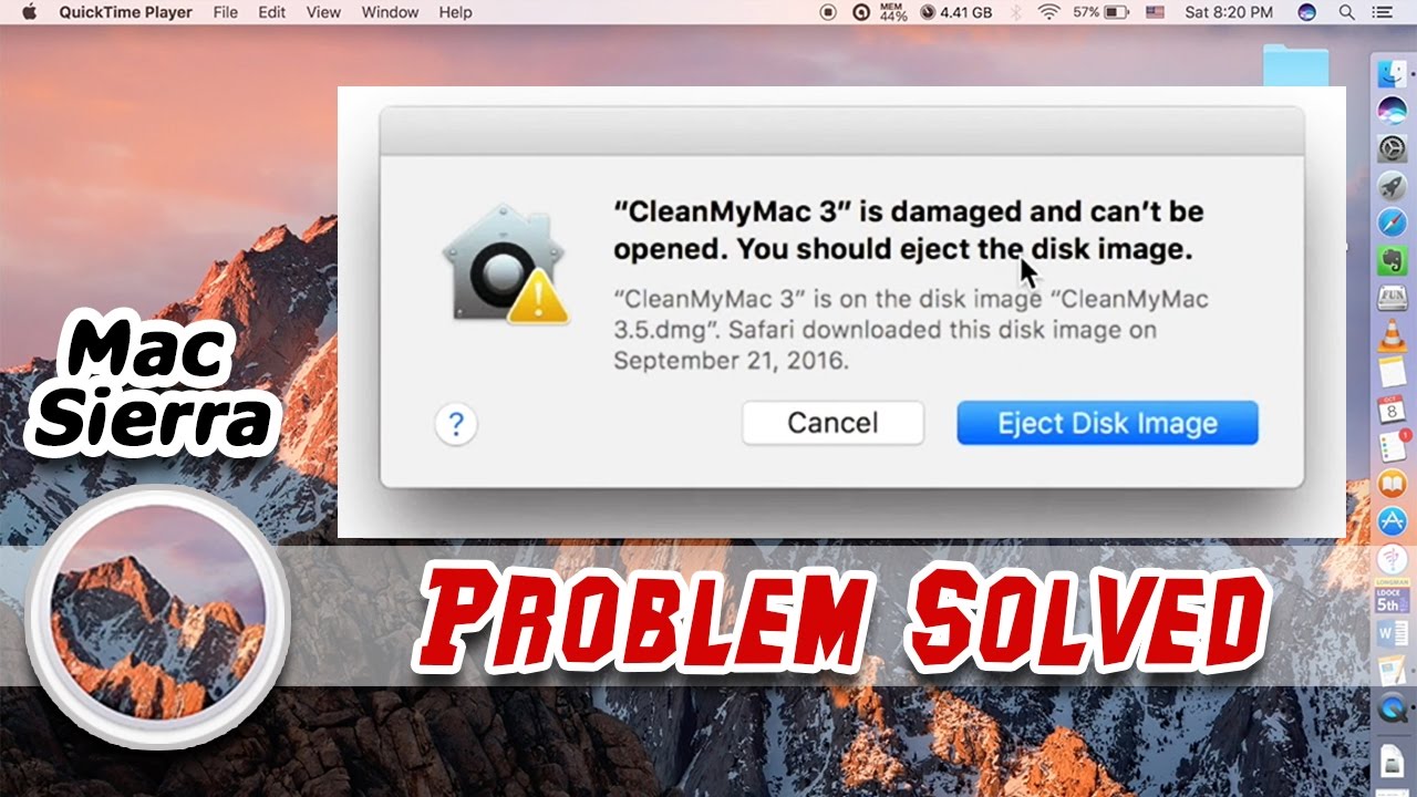 Dmg files not opening on mac sierra drive