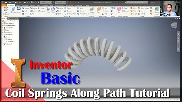 Inventor Coil Spring Along Path With Sweep Command