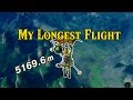 [Zelda Breath of the Wild] My Longest Flight | 5000M+ Gliding Distance!