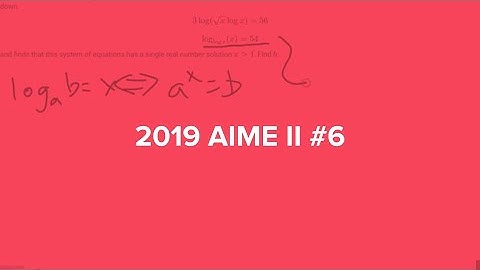 2019 AIME II #6