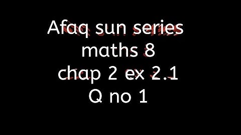 square root and cube root of real numbers || class 8 || Afaq sun series || ex 2.1