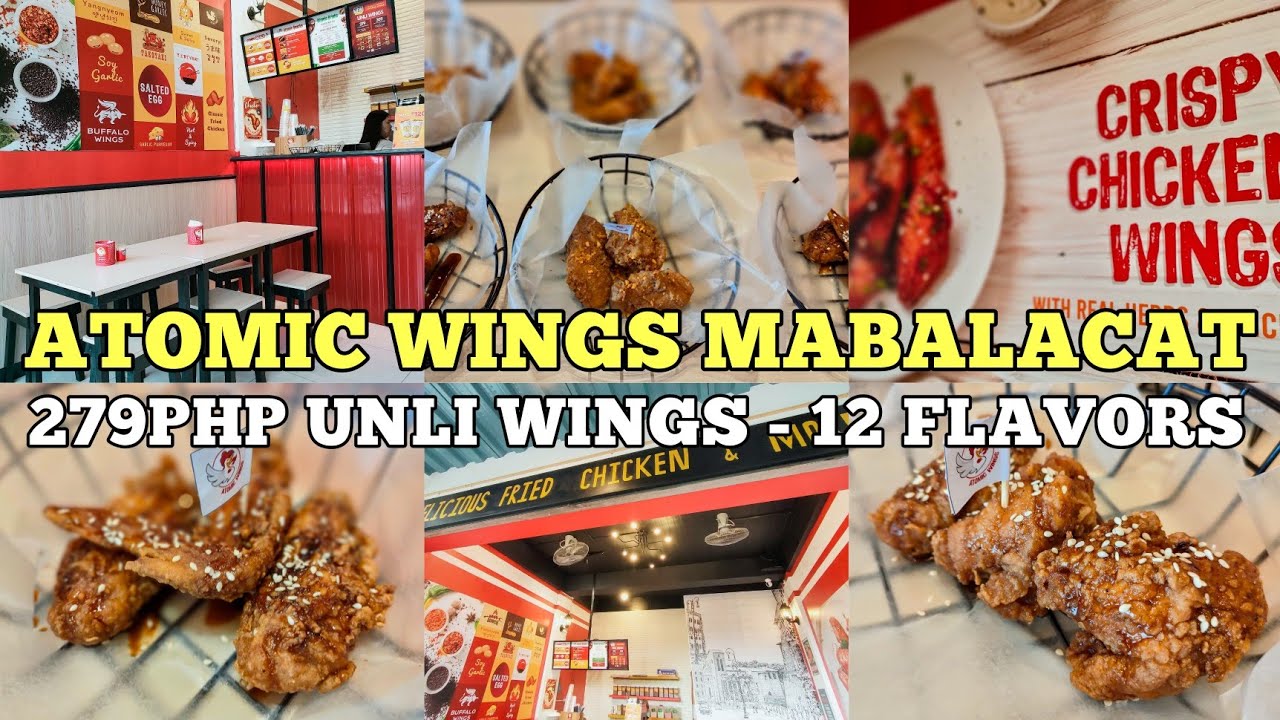 279 Unli Chicken Wings Atomic Wings Mabalacat Exploring Pampanga