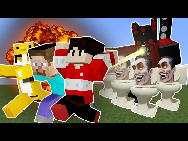 Skibidi Toilet TRIED TO GET REVENGE ON US!!! | Minecraft RP class=