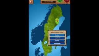 GeoFlight Sweden - Educational geography app for iOS and Android screenshot 5