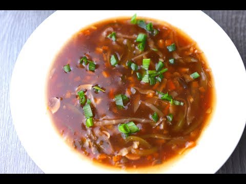 Hot and sour soup recipe - restaurant style hot & sour soup - indo chinese soup
