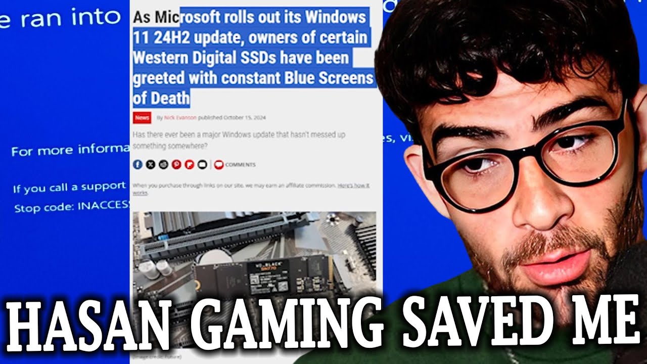 Hasan Explains Yesterday's PC Issue | Hasanabi Reacts - YouTube