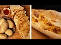 Asmr crispy potato quesadilla taco  homemade potato tacos  mashed potato quesadilla