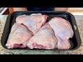 Turkey thighs  turkey thighs recipe  turkey recipe  easy turkey recipe  asmr cooking