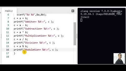 C Programming in Marathi Arithmetic Operators by Dr. Pranav Patil
