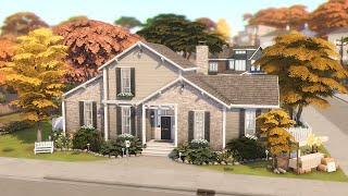 The Sims 4 Home Chef Hustle |  Small family Home with Lemonade Stand noCC