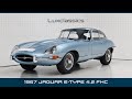 Lux classics 1967 opalescent silver blue jaguar etype s1 42 fhc rdriving superbly  sold