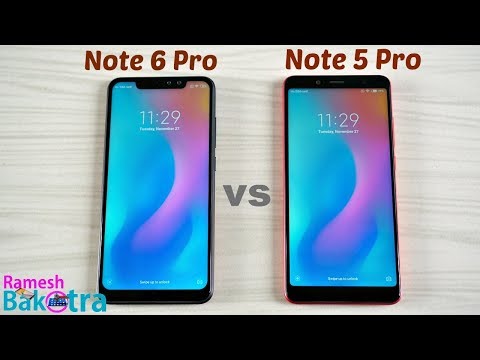 Redmi Note 6 Pro vs Redmi Note 5 Pro SpeedTest and Camera Comparsion