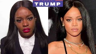 Azealia Banks defends Trump & starts Beef with Rihanna, says she ain't American