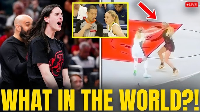 🏀 Caitlin Clark DEFENDS Sophie Cunningham After Shocking Paige Bueckers Foul! - YouTube