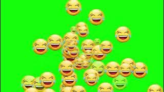 Green Screen Laughing Emoji #free