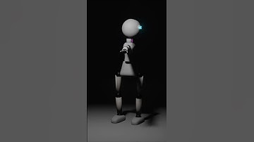 Blender 3D Animation Test: "Spinning Test Error" (K-8) #shorts #funny #blender #animation #error