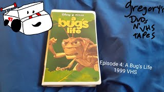 Gregorys Dvds N Vhs Tapes Episode 4 A Bugs Life 1999 Vhs