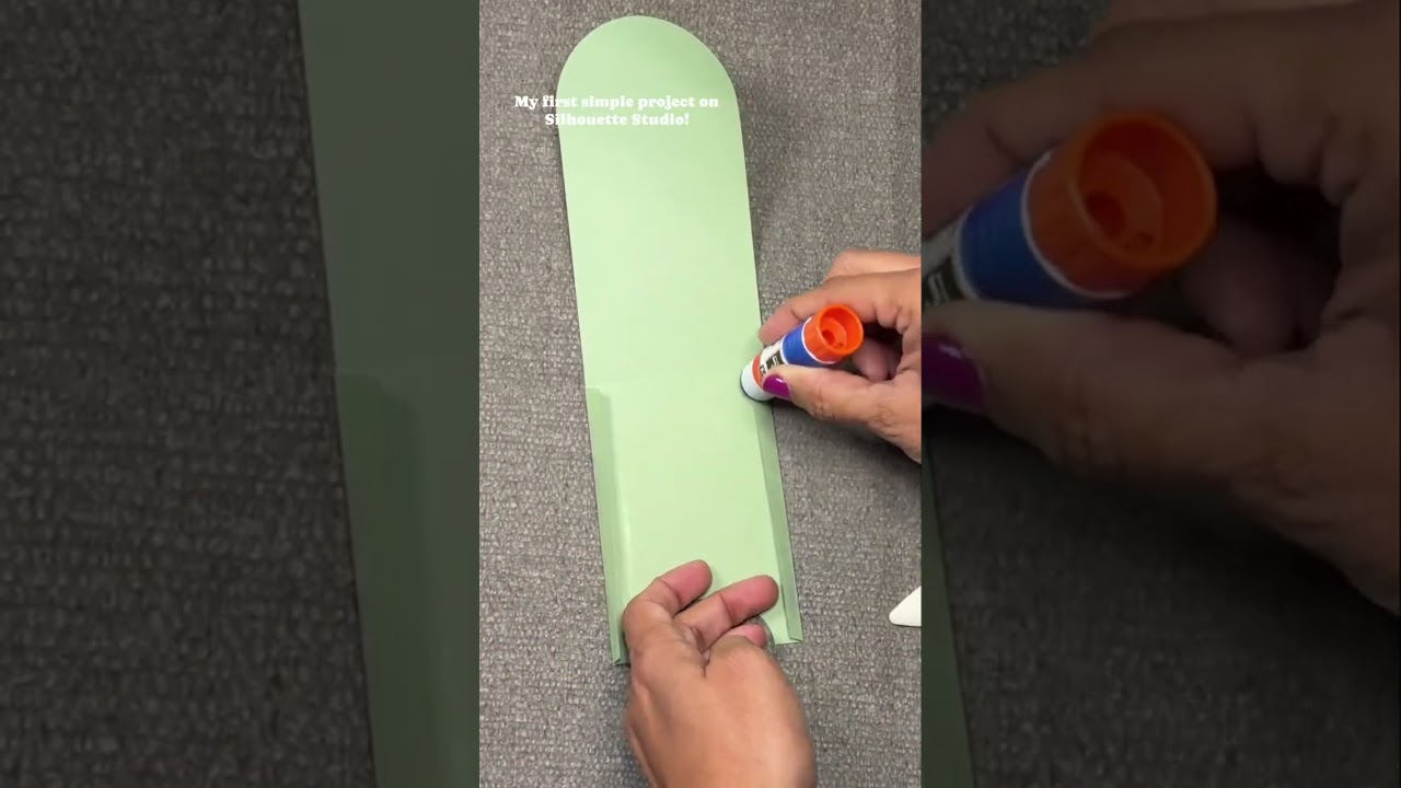 My first envelope project create on Silhouette Studio 