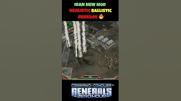 IRAN vs ISRAEL MOD  Ballistic Missiles Just Got REAL! 💣 in Generals Zero Hour!